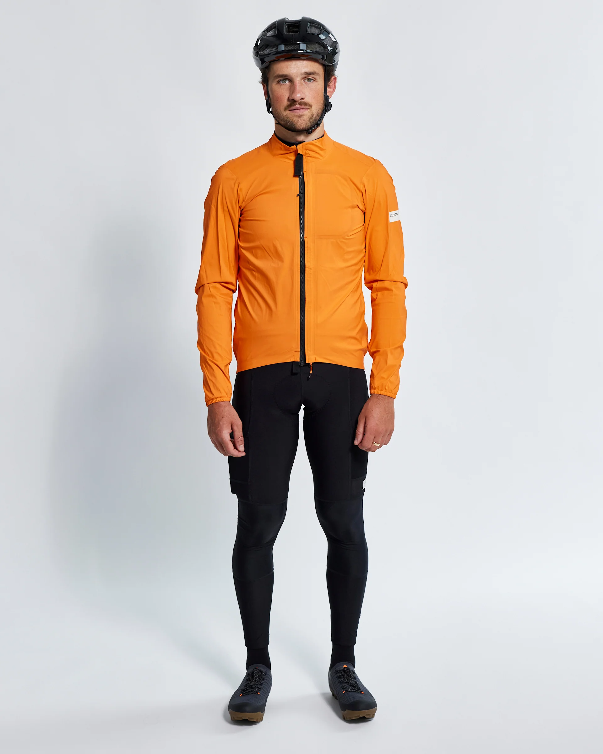 Men's All Road Pertex® Shield Rain Jacket (Orange) - Image 3