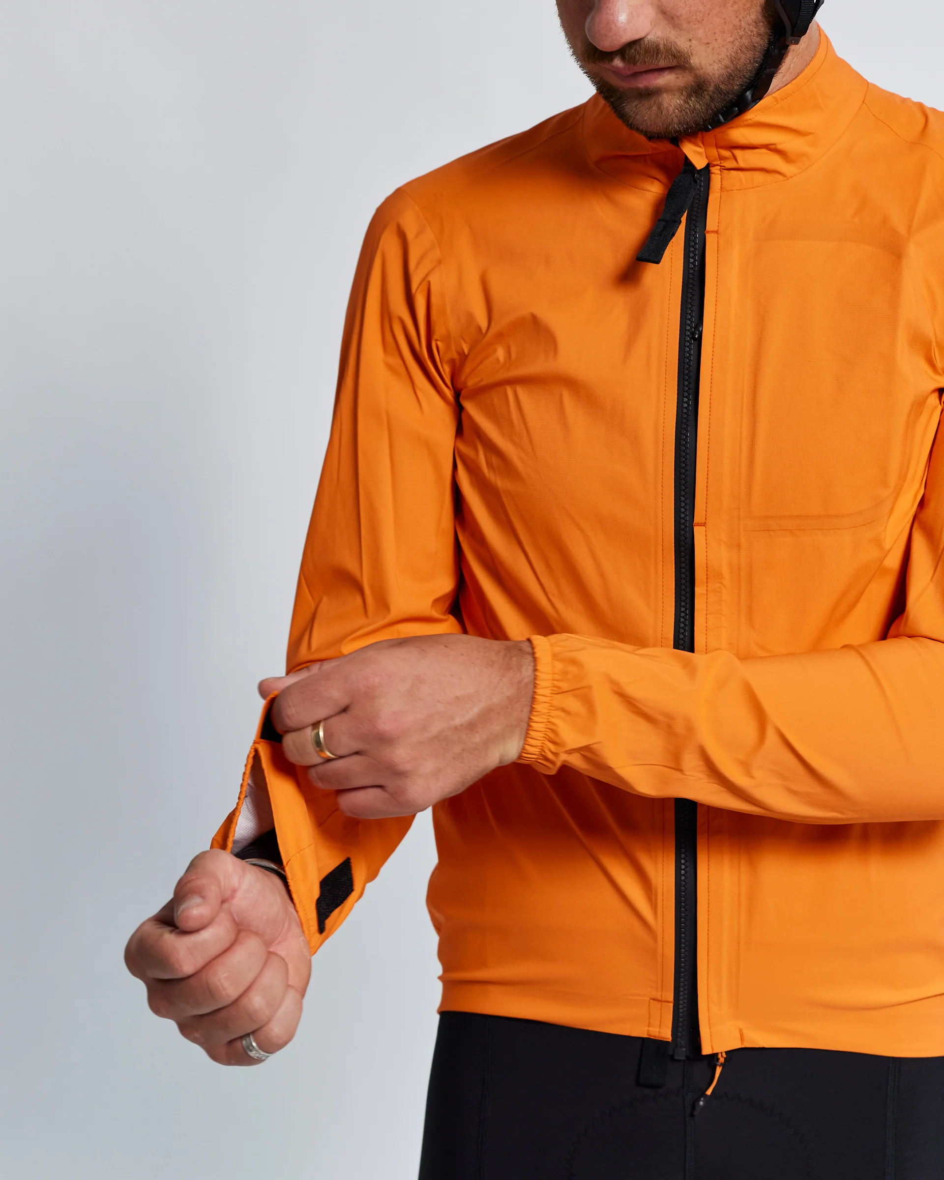 Men's All Road Pertex® Shield Rain Jacket (Orange) - Image 7