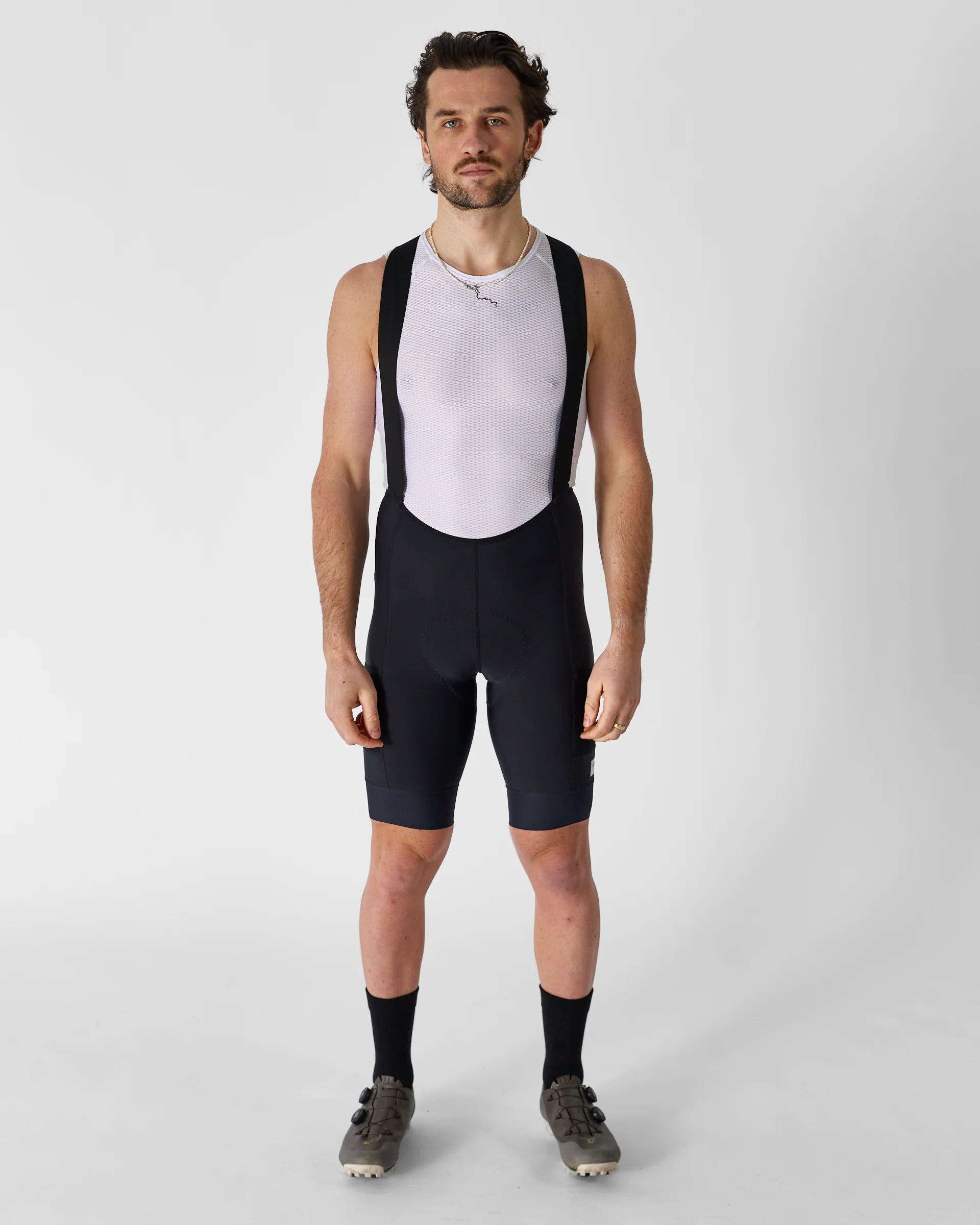 Men's ABR1 Pocket Bib Shorts (Black) - Image 3