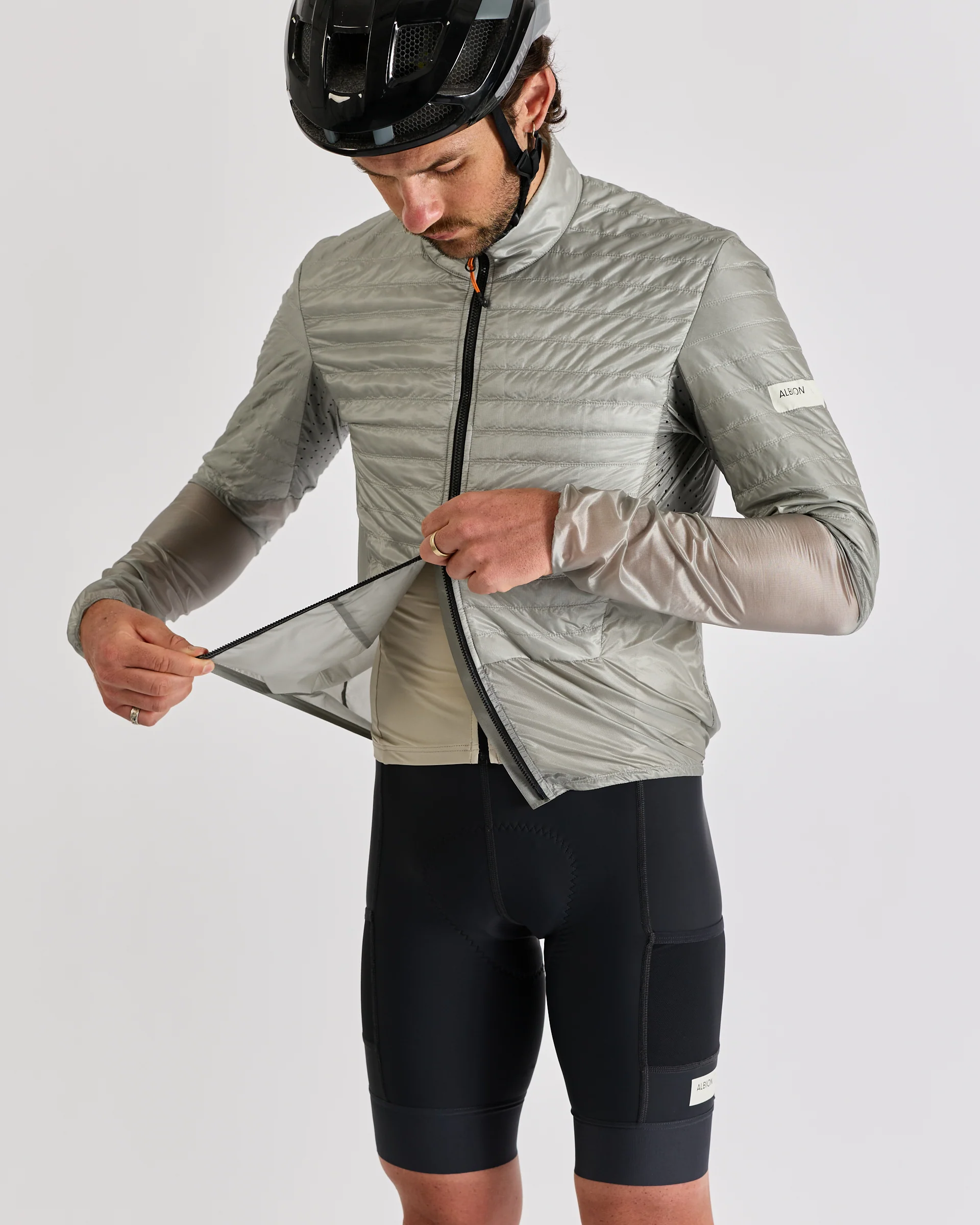 Men's Ultralight Insulated Jacket (Mist Grey) - Image 5
