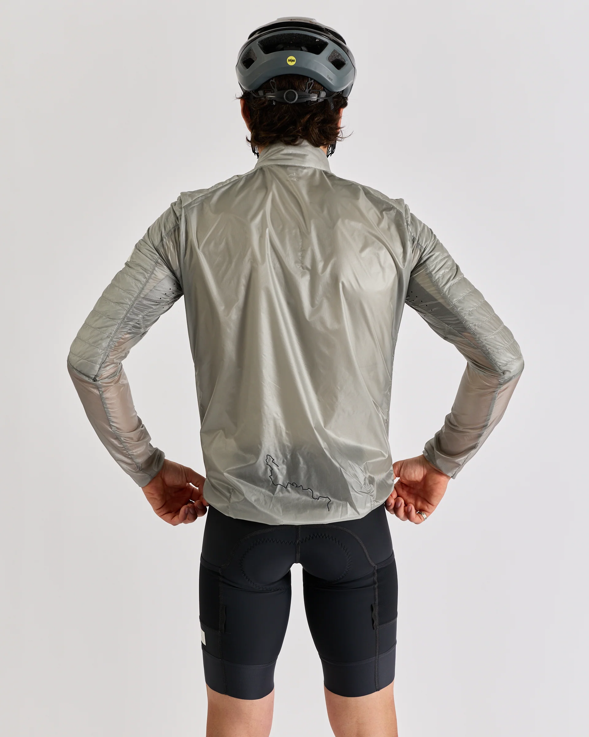 Men's Ultralight Insulated Jacket (Mist Grey) - Image 6