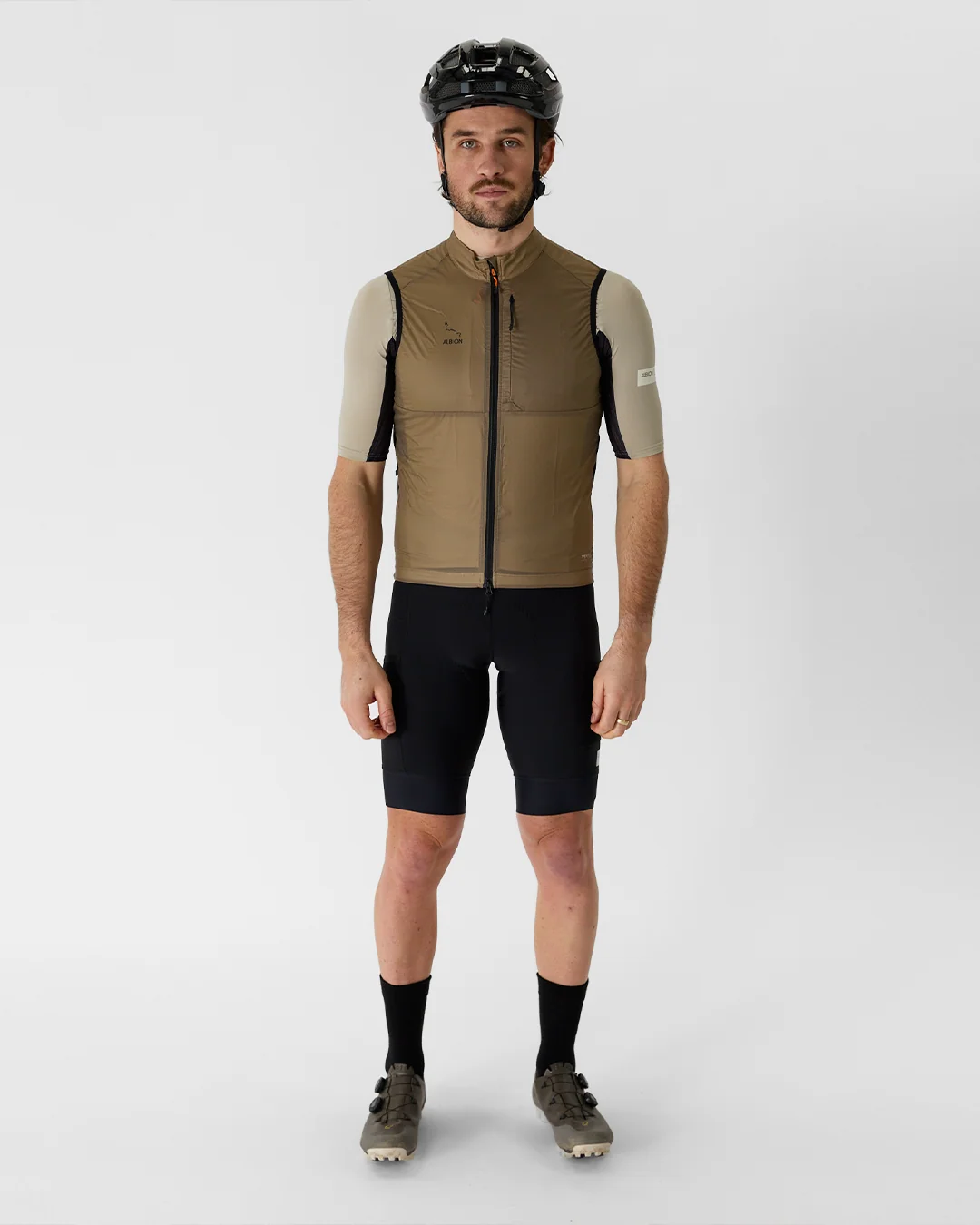 Men's Wind Gilet (Dark Sand) - Image 3