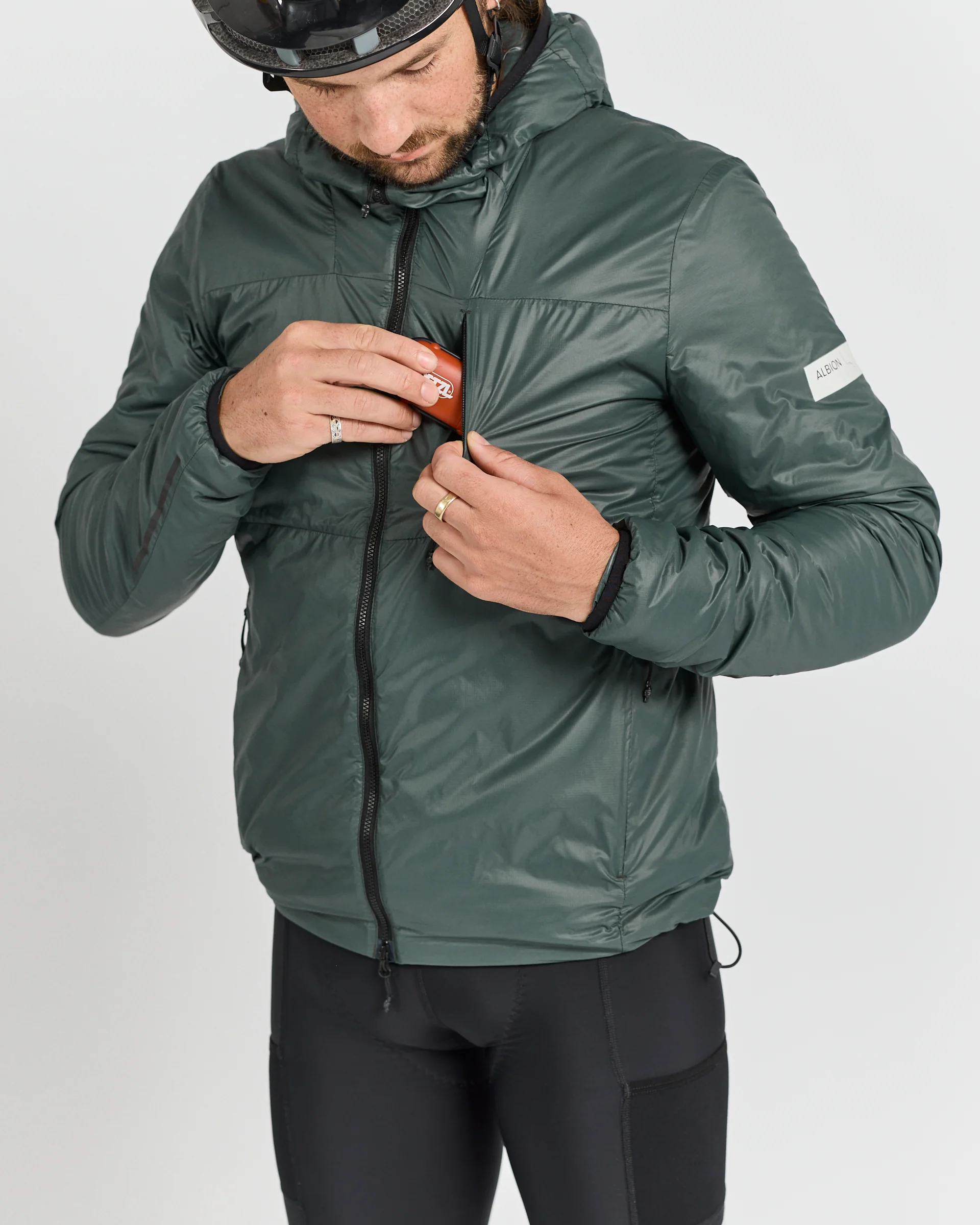 Men's Zoa Mountain Jacket (Shale Green) - Image 5