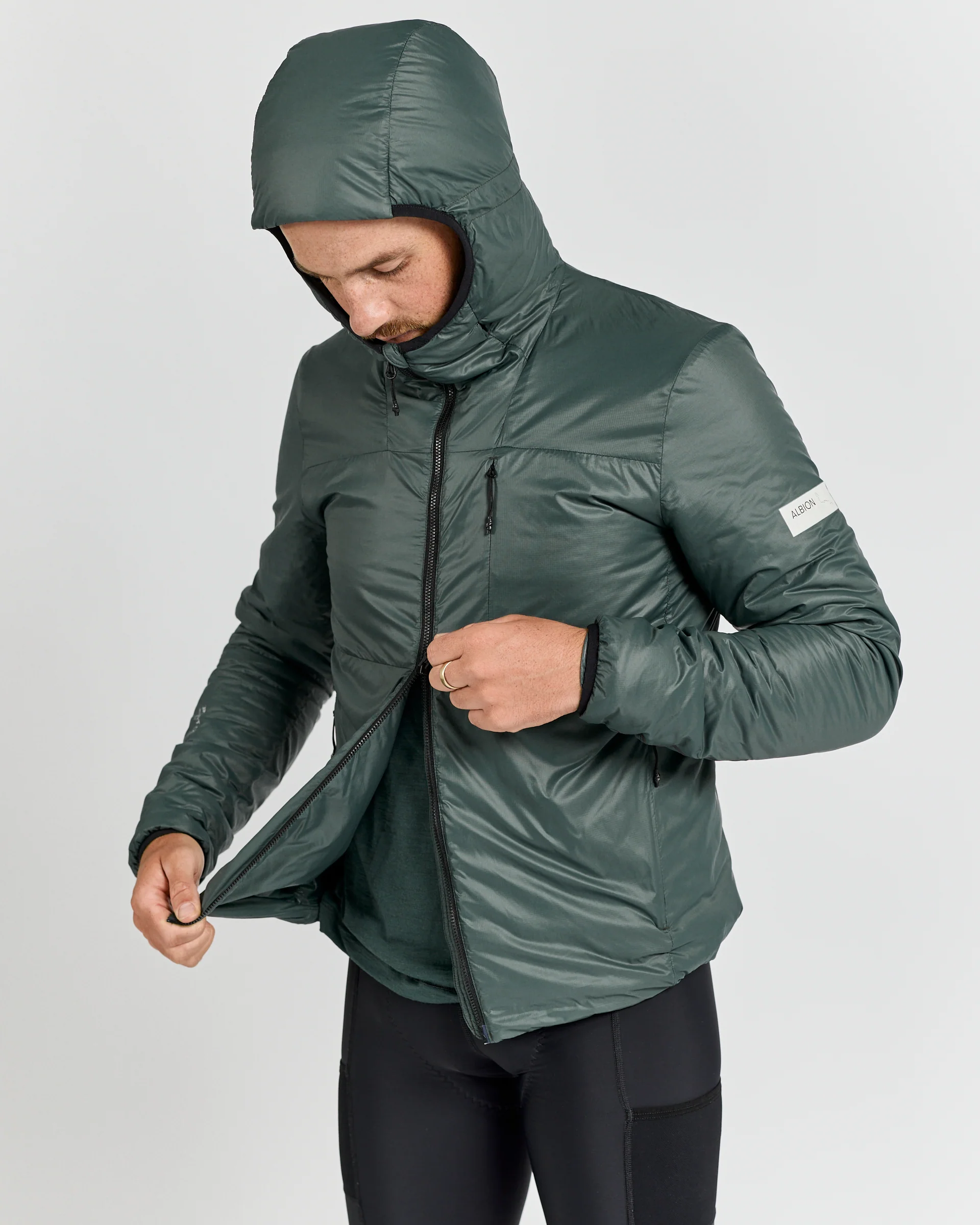 Men's Zoa Mountain Jacket (Shale Green) - Image 7