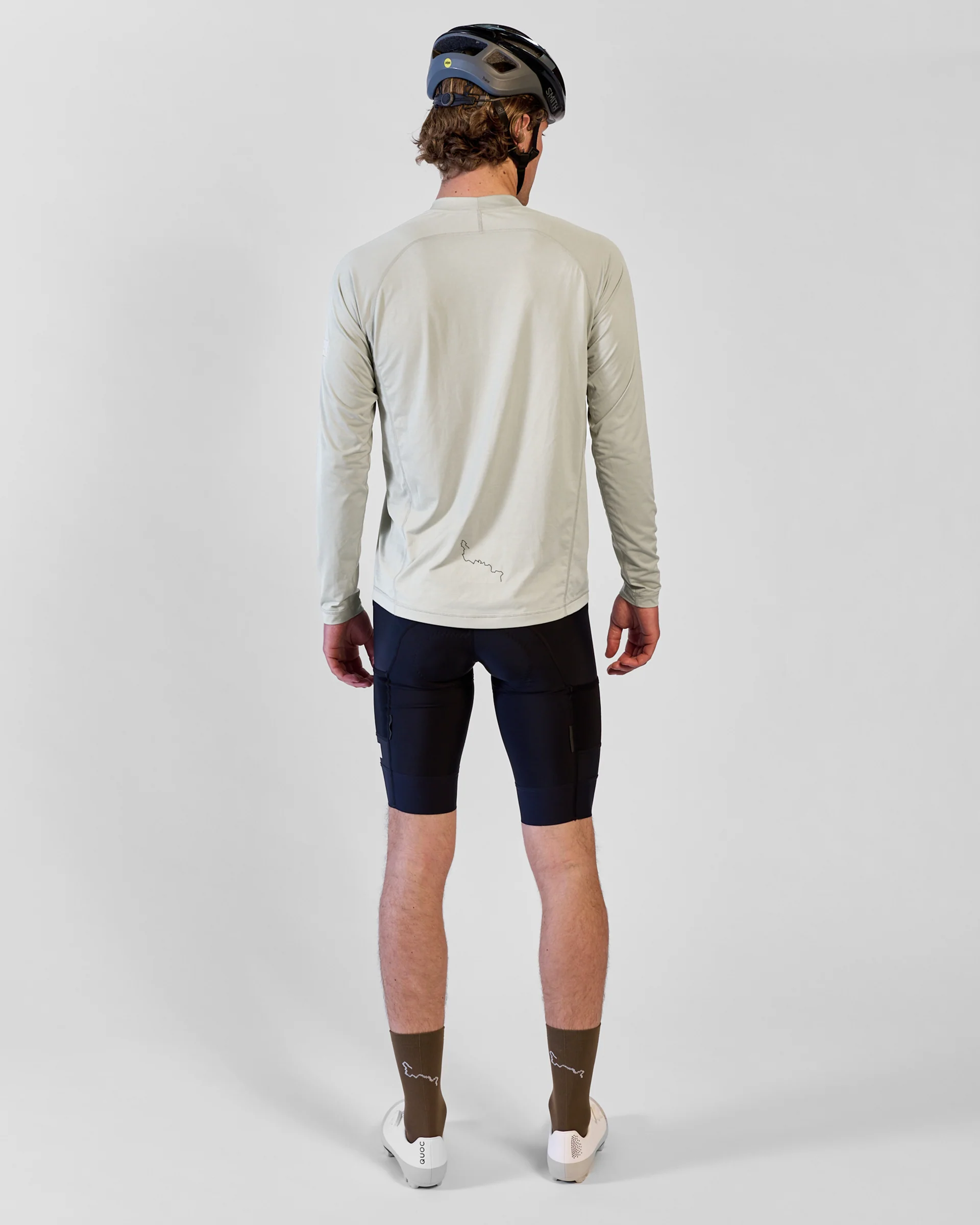 Men's Zoa Sun Shield Long Sleeve T-Shirt (Chalk) - Image 5