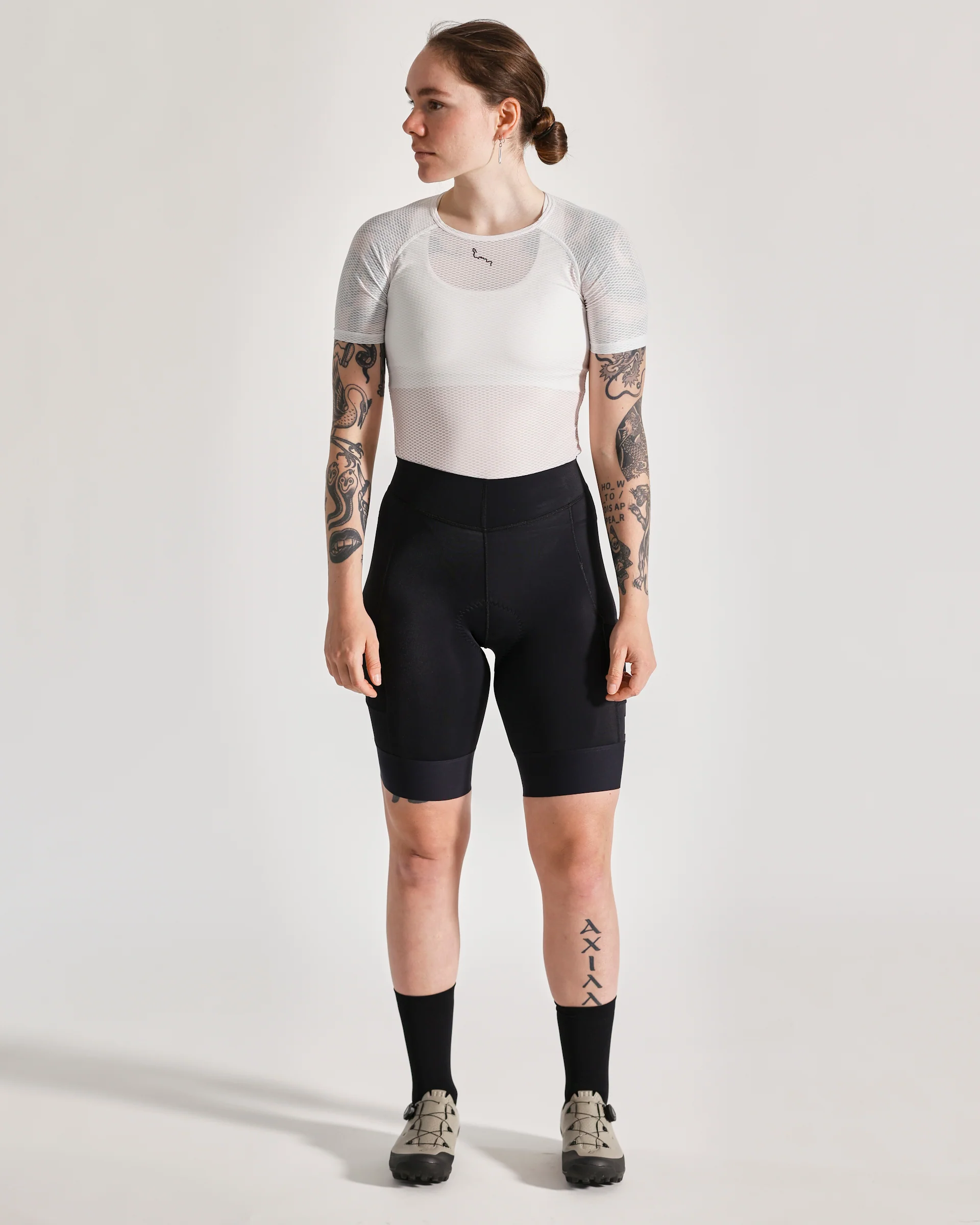 Women's All Road Short Sleeve Mesh Base Layer (White) - Image 3