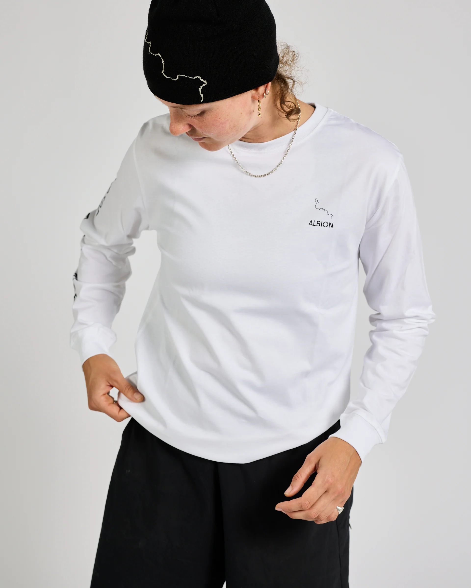 Unisex Long Sleeve T-Shirt (Natural Off-White) - Image 3