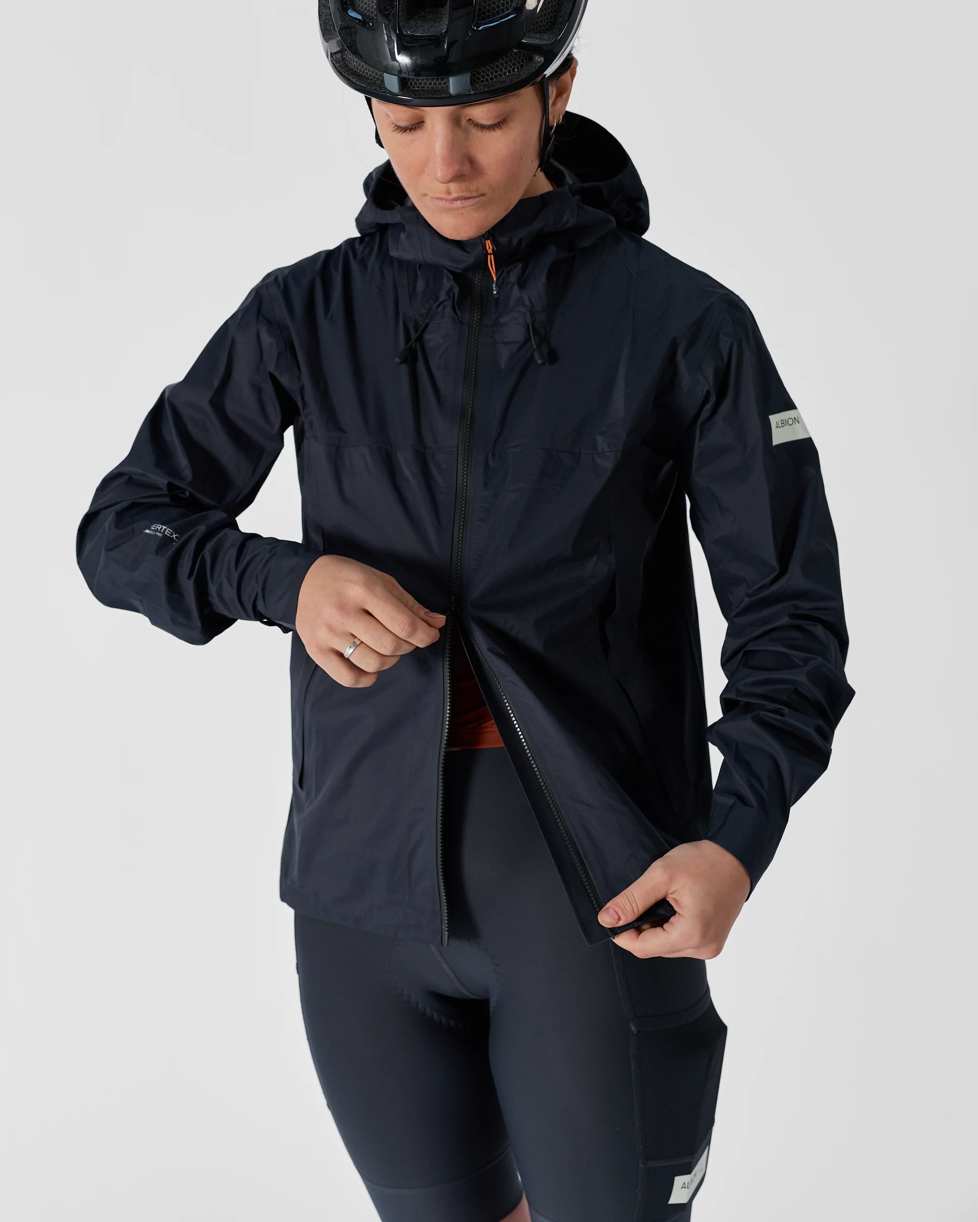 Unisex Zoa Rain Shell (Midnight Blue) - Image 4