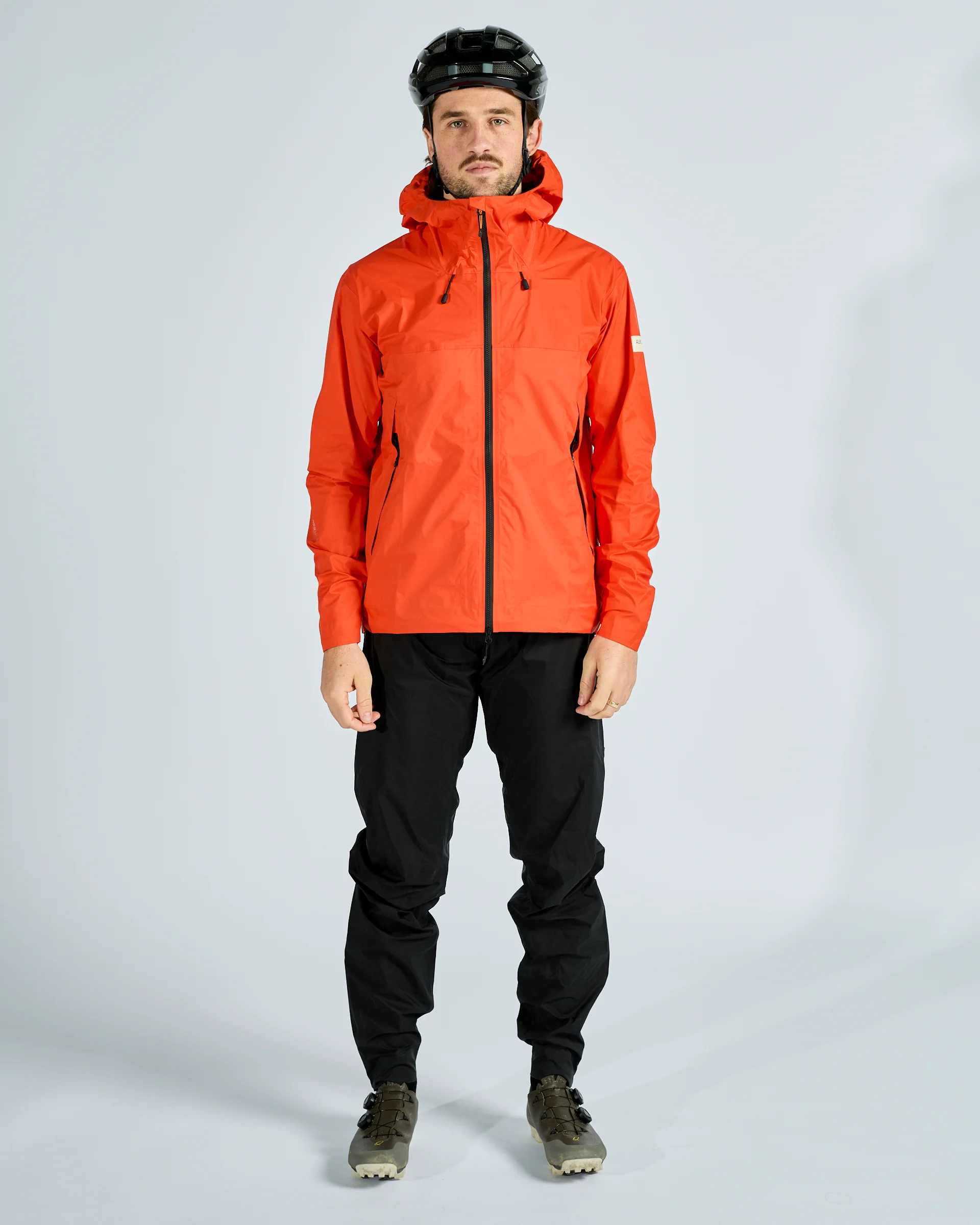 Unisex Zoa Rain Shell (Orange) - Image 3