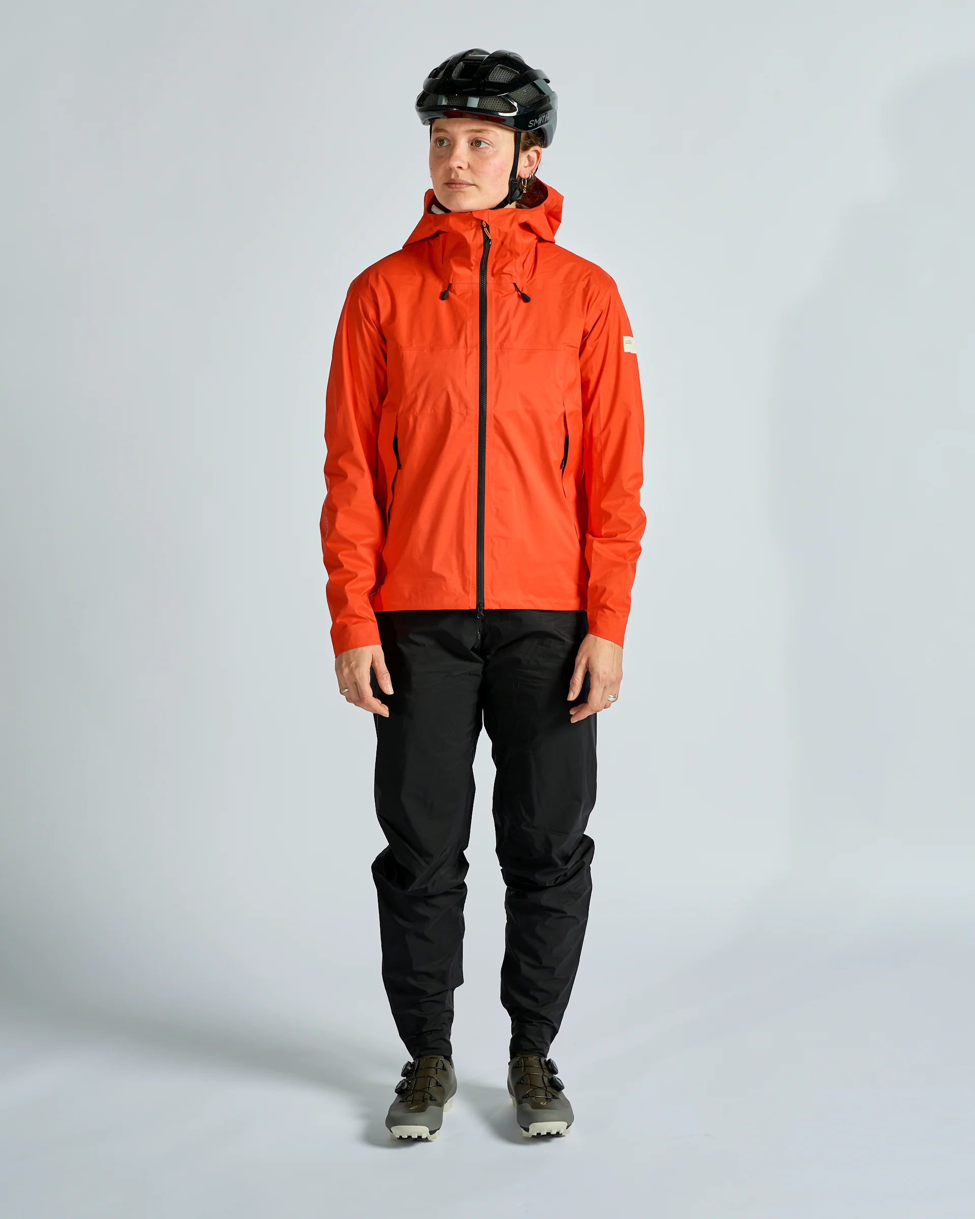 Unisex Zoa Rain Shell (Orange) - Image 3