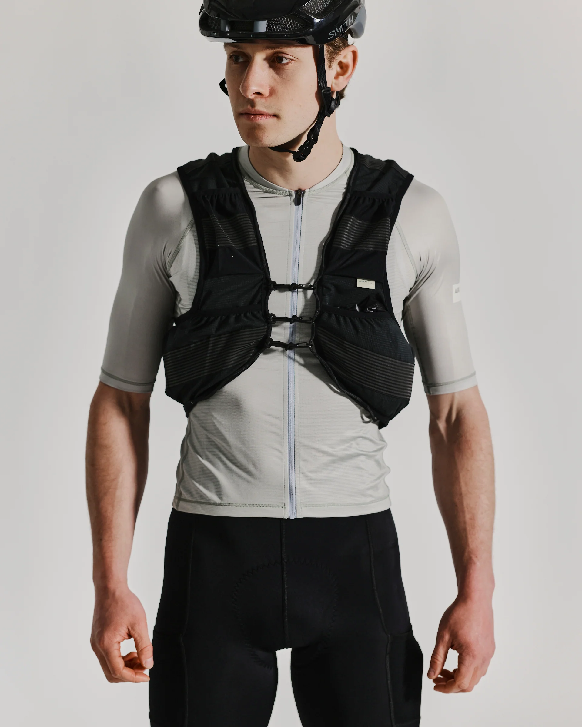Visibility Cargo Vest (Black/Reflective) - Image 3