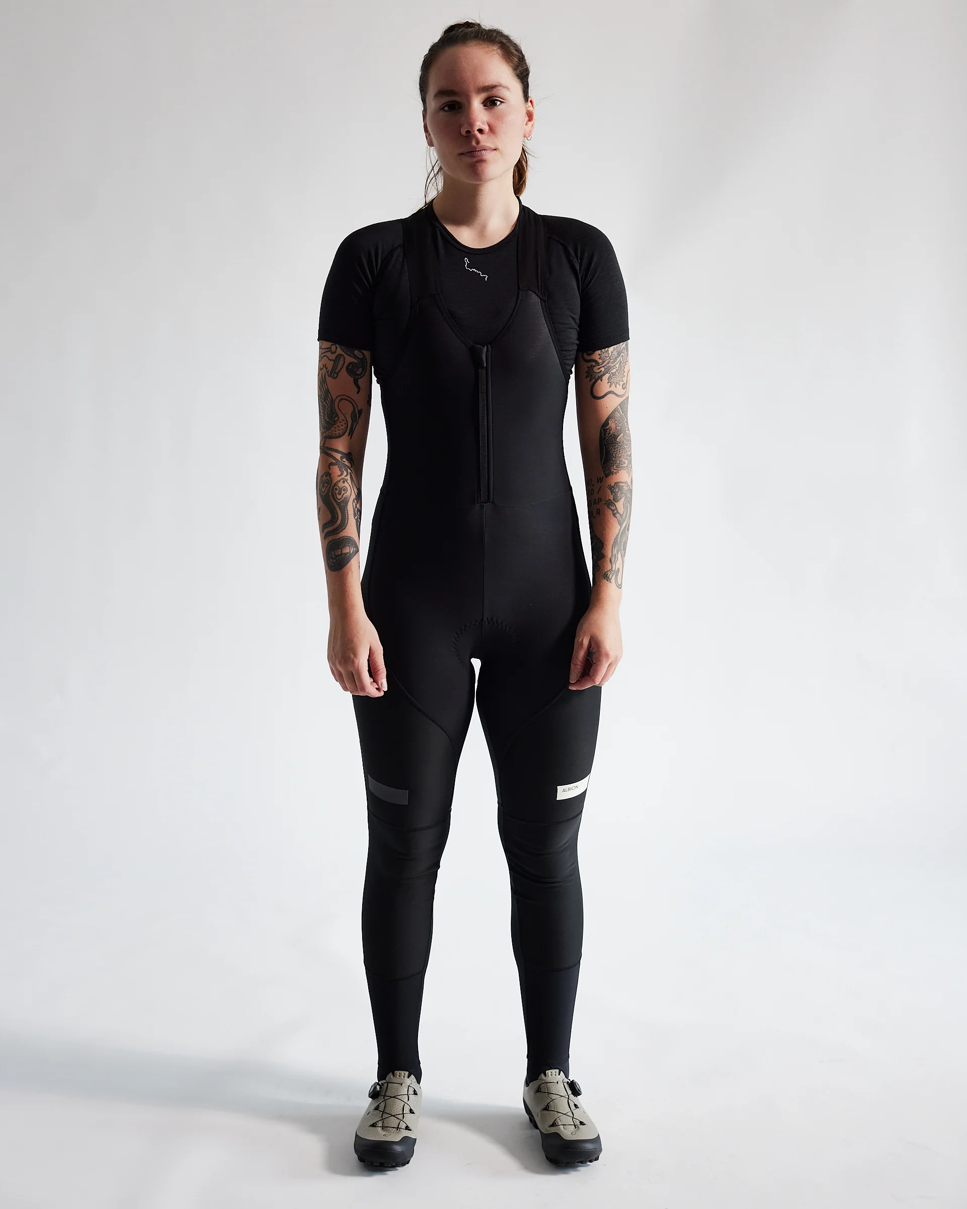 Women's All Road Winter Tights (Black) - Image 3