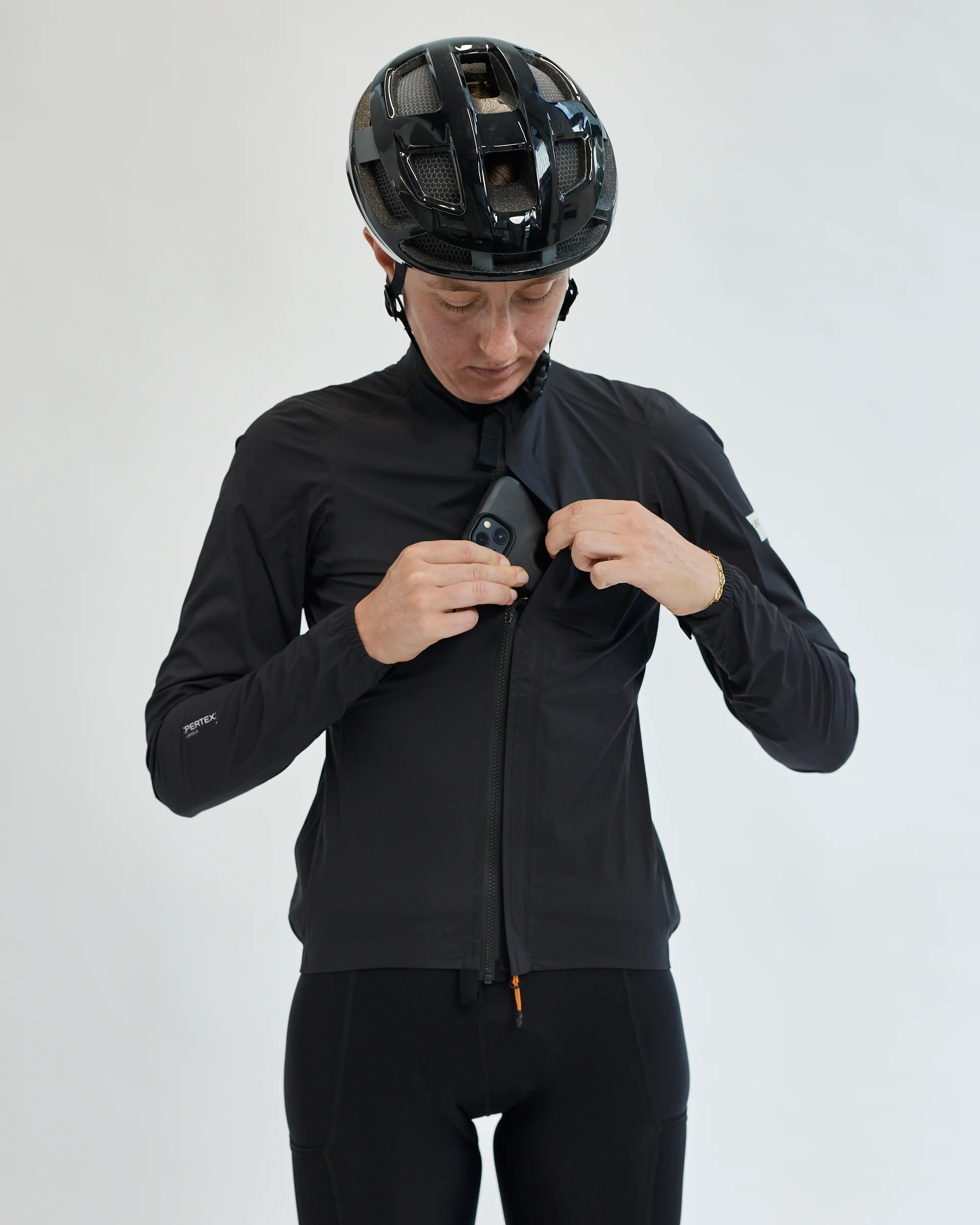 Women's All Road Pertex® Shield Rain Jacket (Black) - Image 4