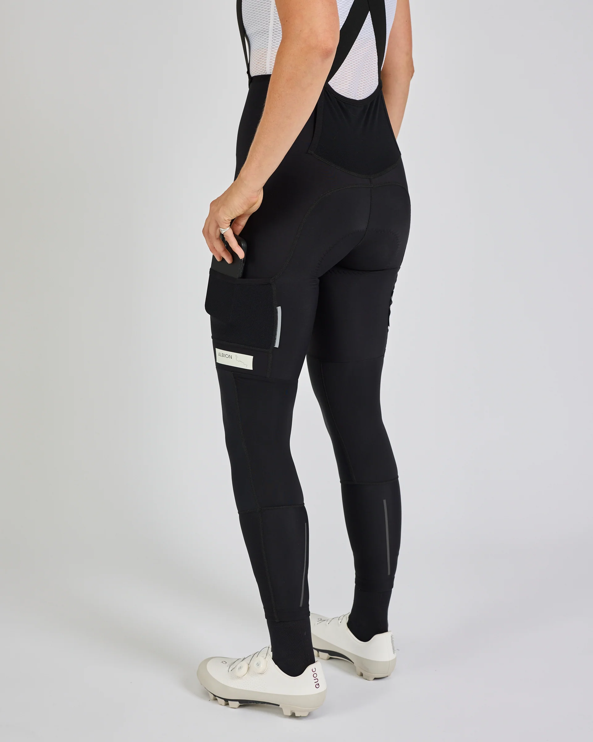 Women's All Road Three Season Pocket Tights (Black) - Image 7