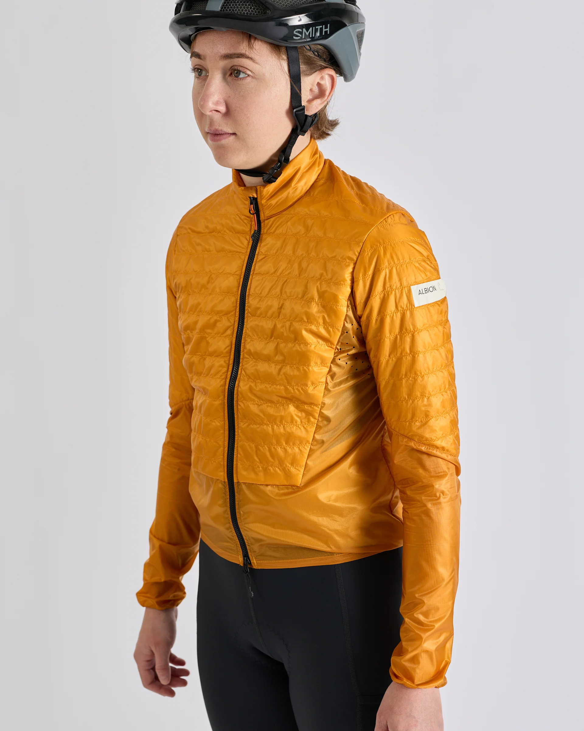 Women's Ultralight Insulated Jacket (Burnt Yellow) - Image 6