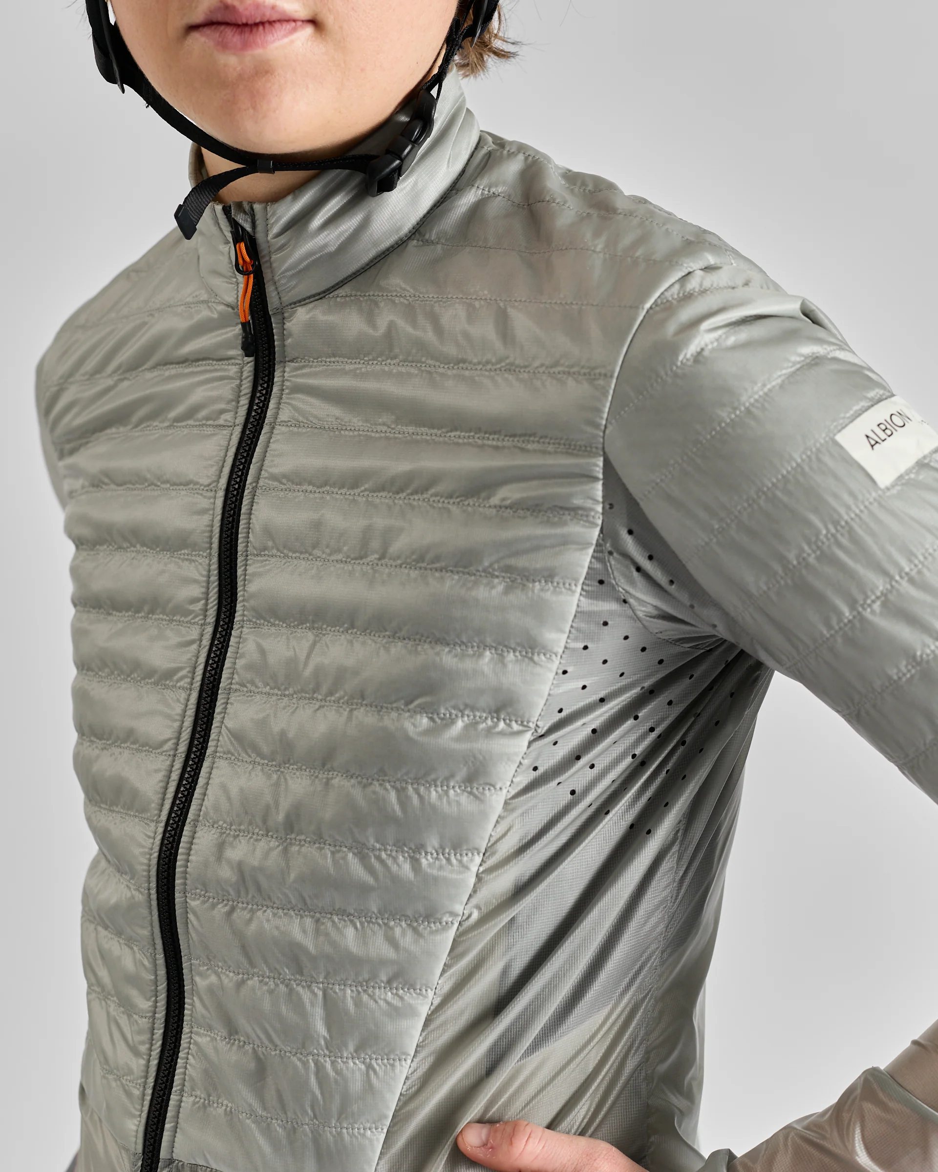 Women's Ultralight Insulated Jacket (Mist Grey) - Image 4