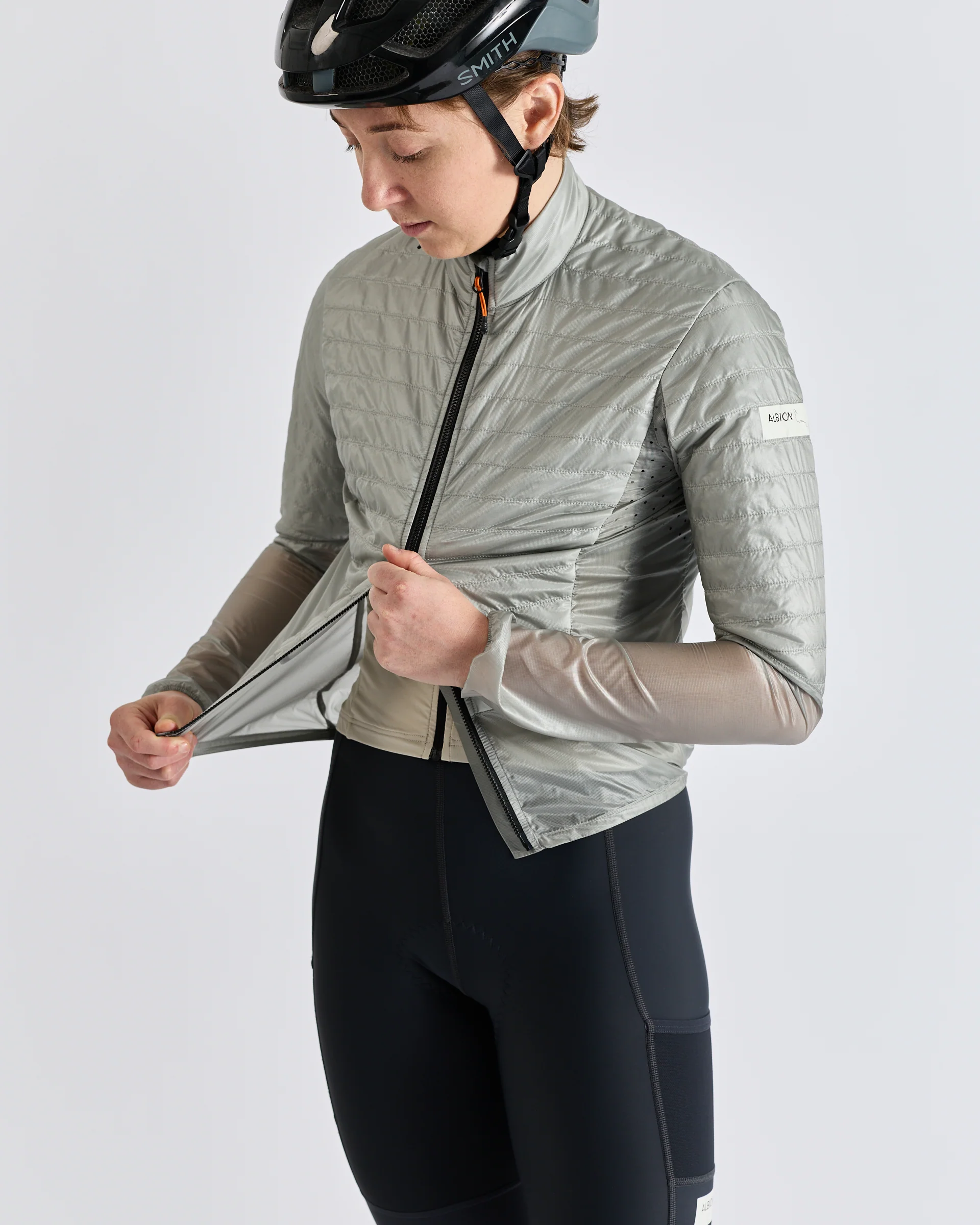 Women's Ultralight Insulated Jacket (Mist Grey) - Image 6