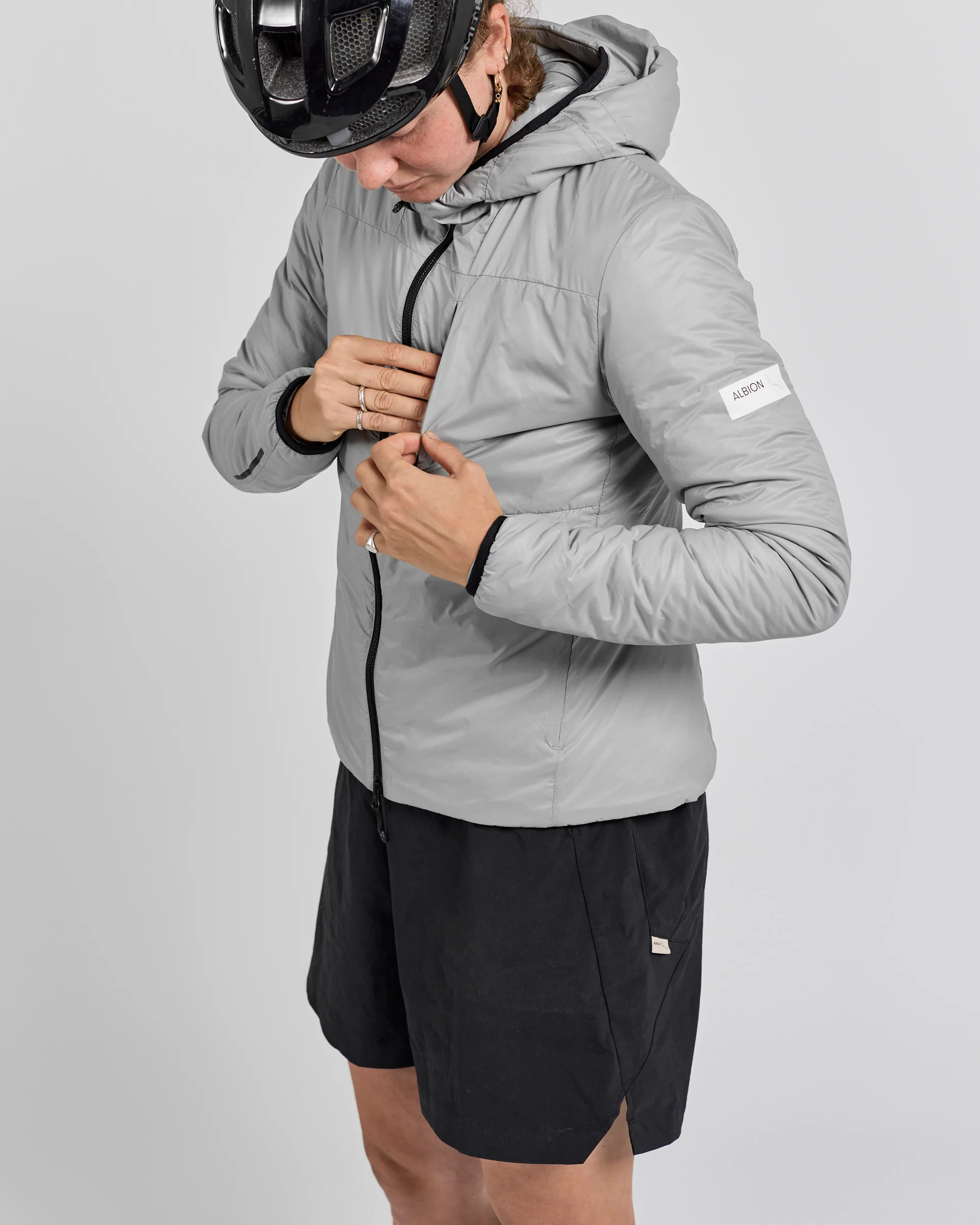 Women's Zoa Mountain Jacket (Storm Grey) - Image 6