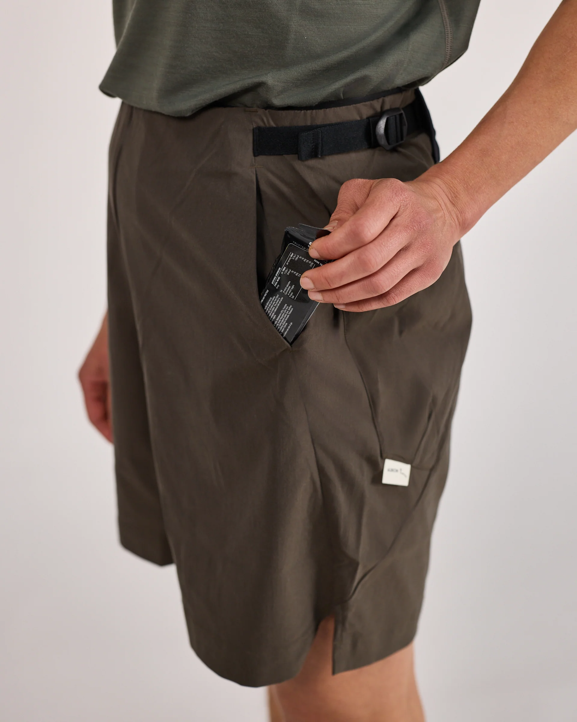 Women's Zoa Shorts (Dark Olive) - Image 6
