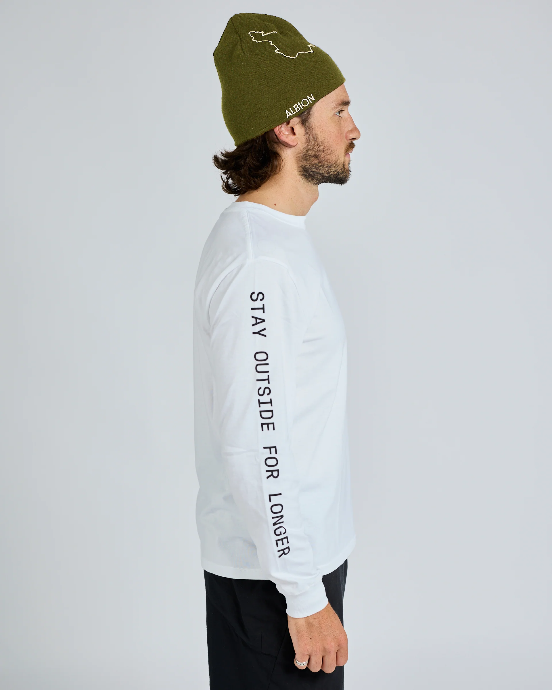 Zoa Merino Beanie (Olive Green) - Image 3